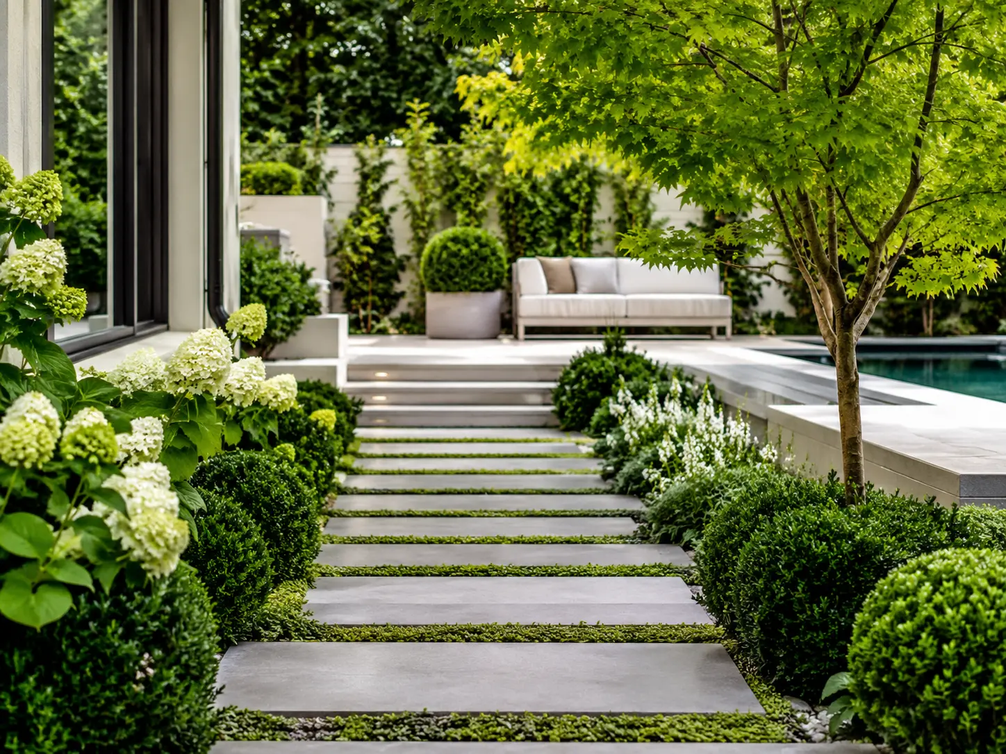 Retaining walls & steps